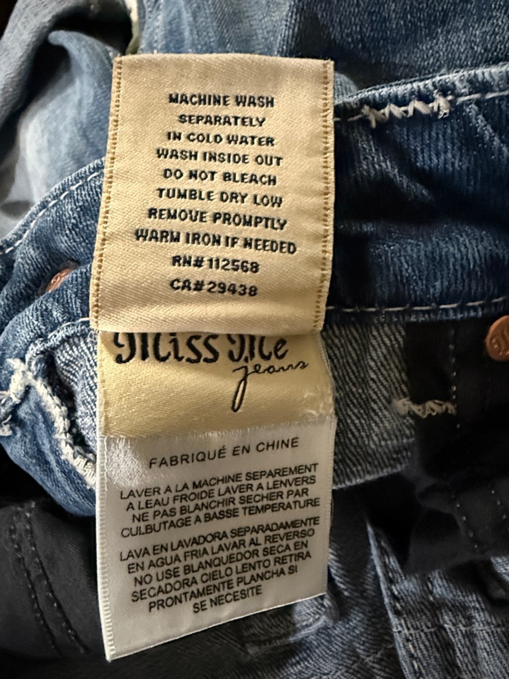 Miss Me Faded Blue Distressed Rolled Hem Denim Shorts - Picture 8 of 12